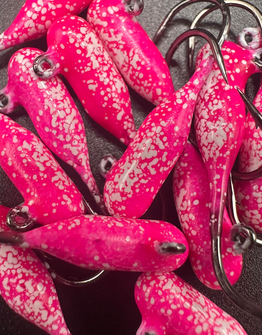 Strawberry Cheesecake Indestructible Paint Series 1/16 oz Steelhead Tube Jigs 2 Pack