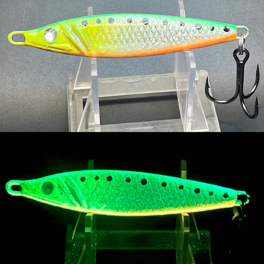 Tiger Kang UV Glow 2 oz Jigging Spoon