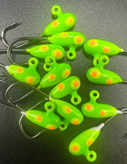 Biohazard 1/32 oz Steelhead Tube Jig #6 3X Strong Voodoo Hook 2 Pack