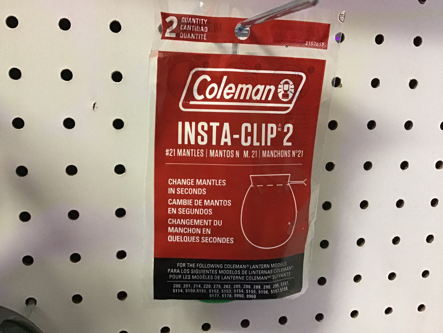 Coleman Insta clip 2 mantels