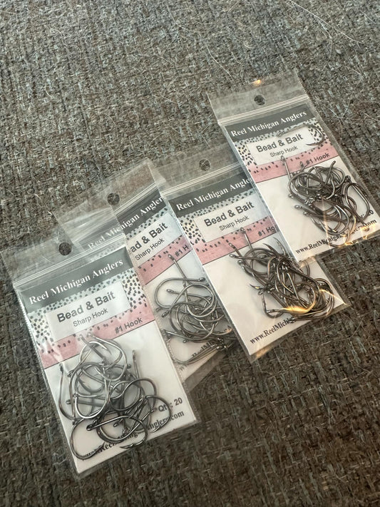 Bead and Bait hooks for Salmon & Steelhead