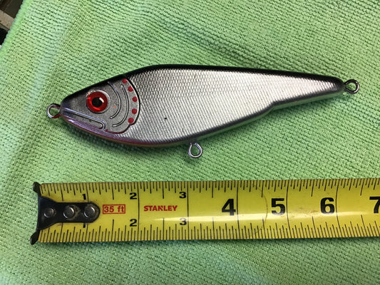 RMA Musky lures silver shad with radle