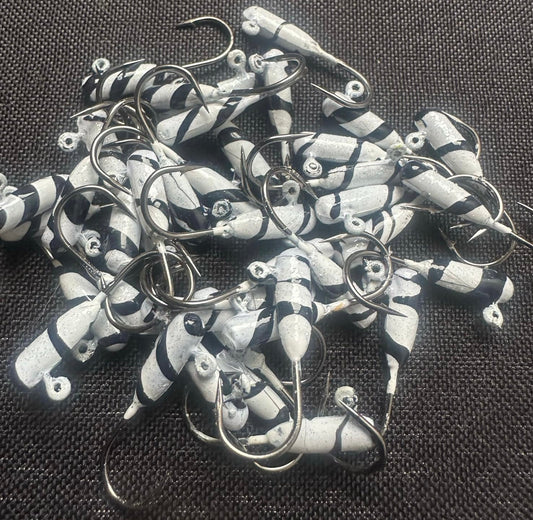 Crystal Death UV Sparkle 1/16oz Steelhead Tube Jig #4 3X Strong Voodoo Hook 2 Pack
