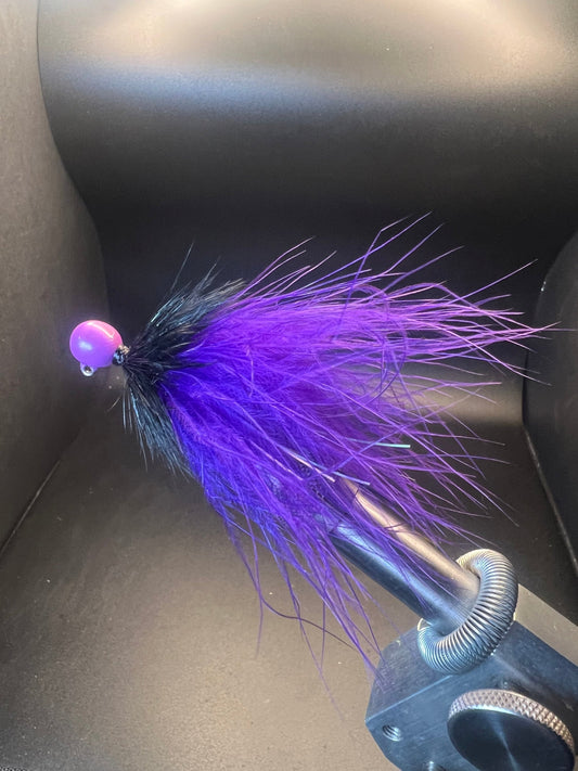 Purple Reign 1/4 oz Maribou Steelhead Jig  #1 Hook