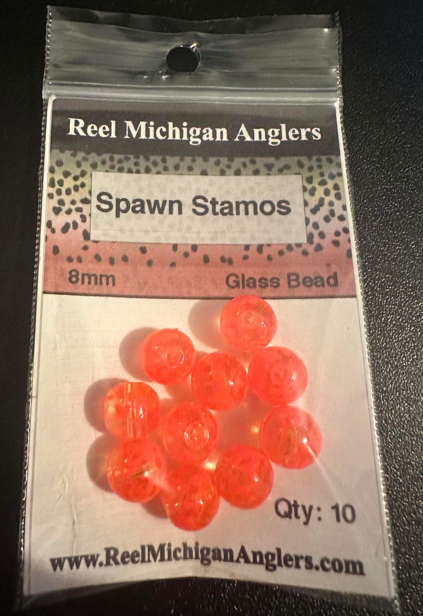 Spawn Stamos Glass Steelhead Fishing Beads