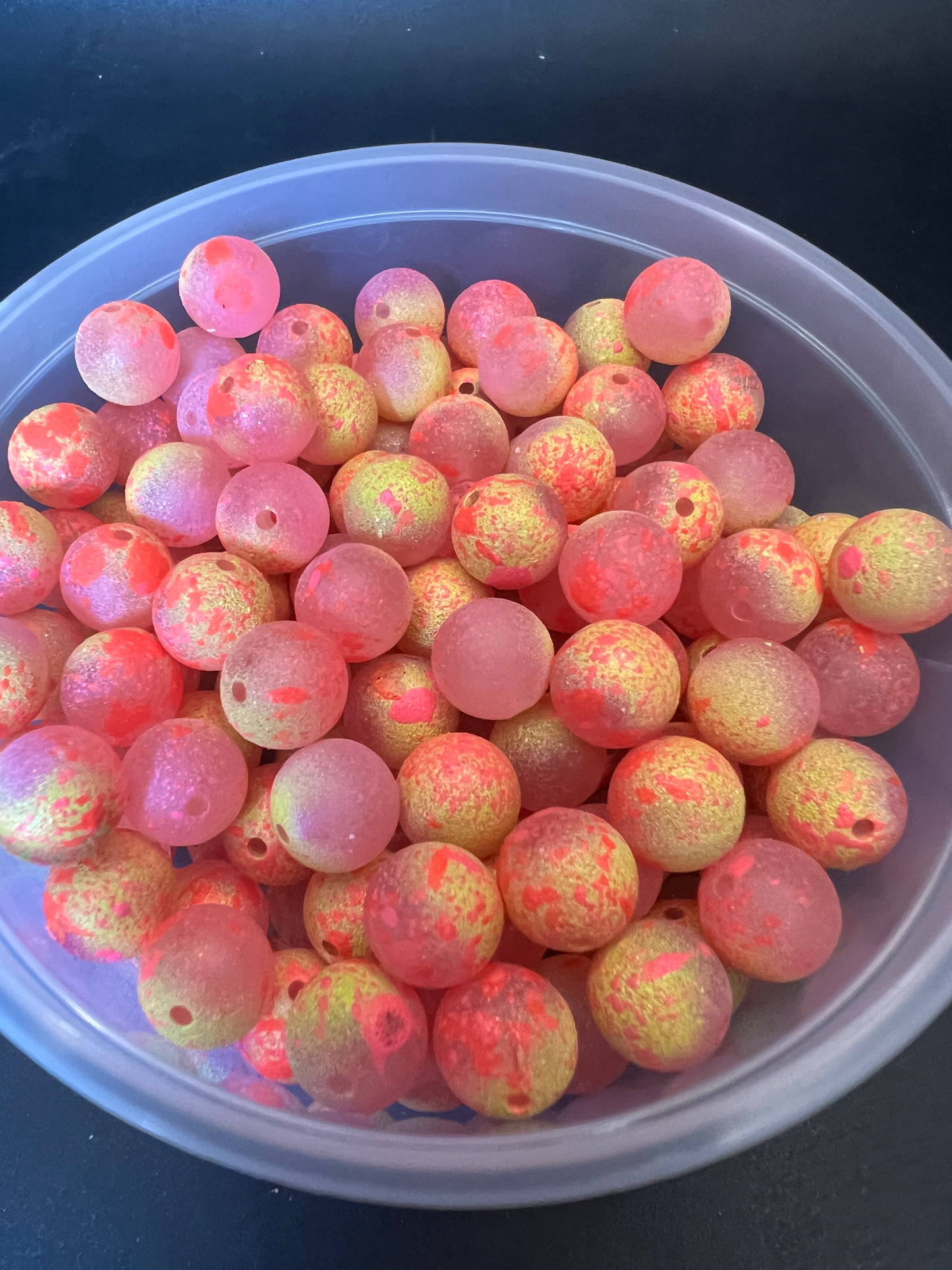 Dragonsbreath limited edition UV Glow Plastic Fishing Bead Steelhead & Salmon