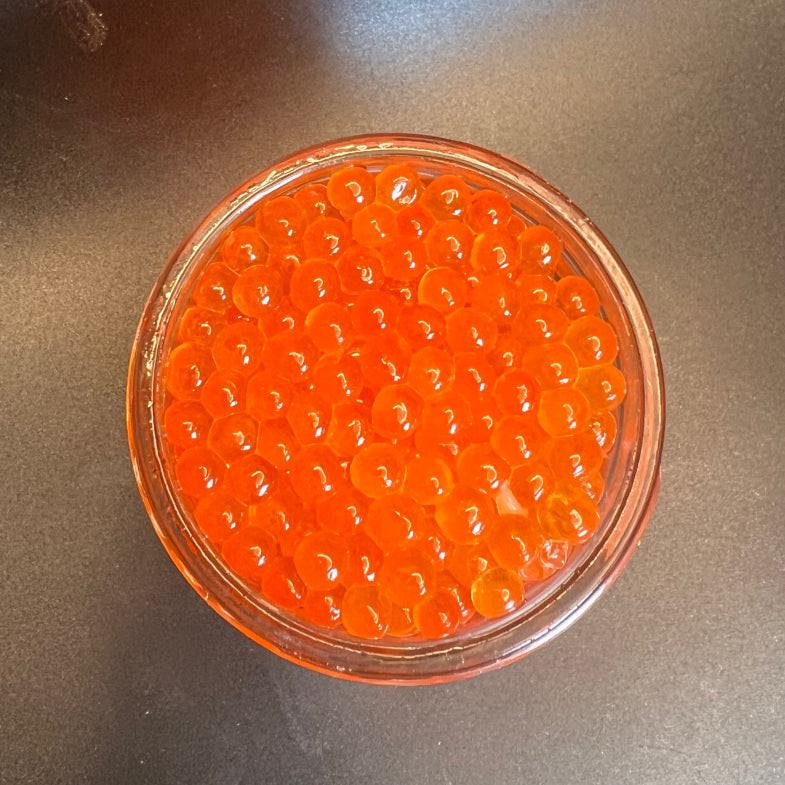 Premium Cured Loose Coho Salmon Eggs 2025 Harvest 4 Ounce Jar