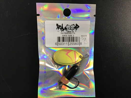 Outbreak 2.0 spinner 3/8 oz Sz3