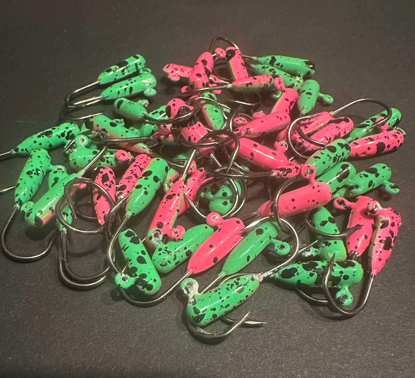 Troutermellon UV Glow Steelhead Tube Jig #4 3X Strong Voodoo Hook 2 Pack