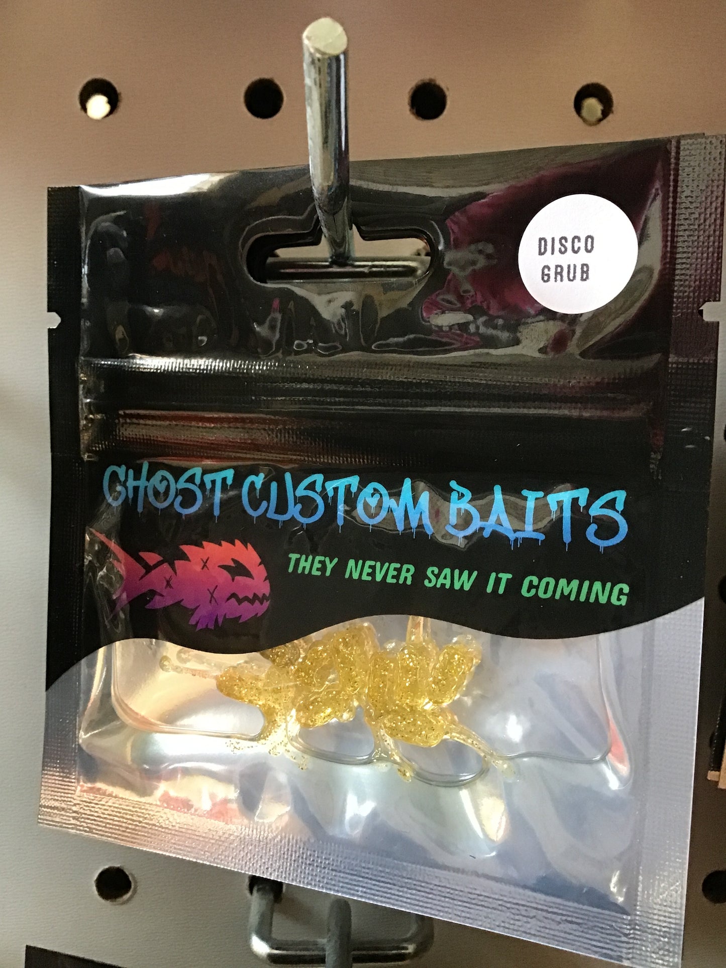 Disc Grub- gold glitter
