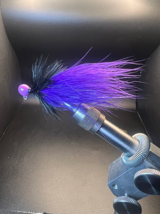 Purple Reign 1/8 oz Maribou Steelhead Jig  #1 Hook