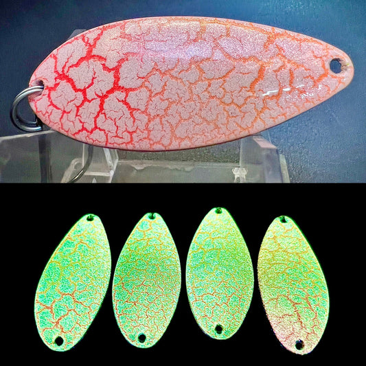 Glitter Gator Super Glow 1/2 oz Little Cletus Casting Spoon
