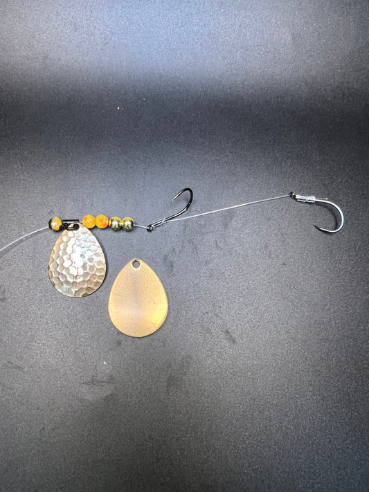 Carper Harbor Crawler Harness With Removable #4 blade & Owner  Size 1 Hooks