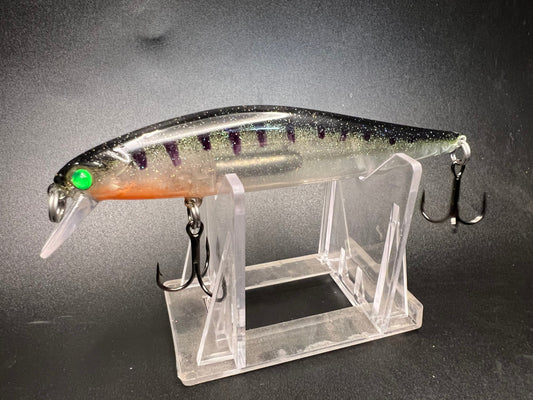 The Perchinator Clickbait Series UV 4.25 inch 1/2 oz Jerkbait