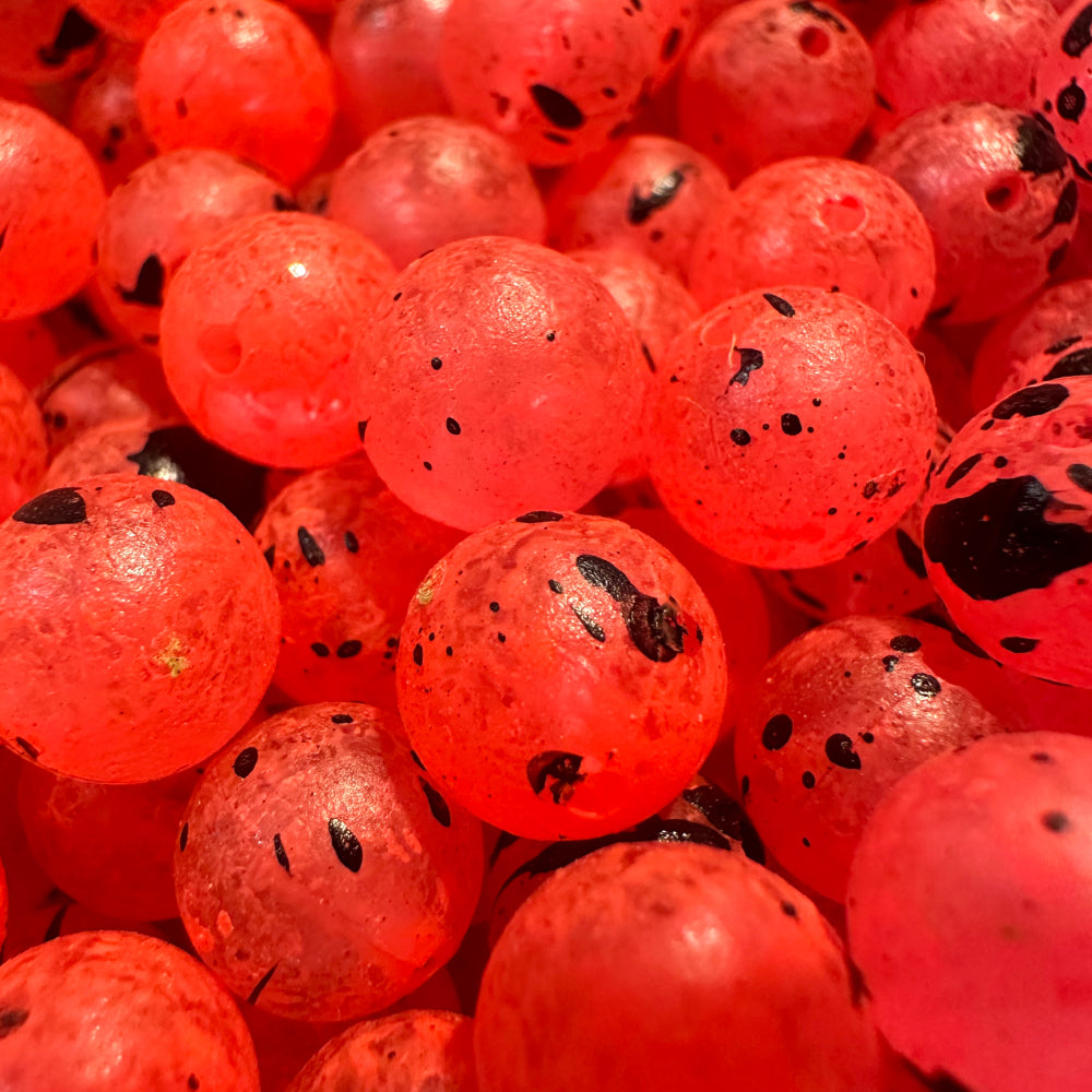 Poison Berry UV Glow Plastic Fishing Bead Steelhead & Salmon