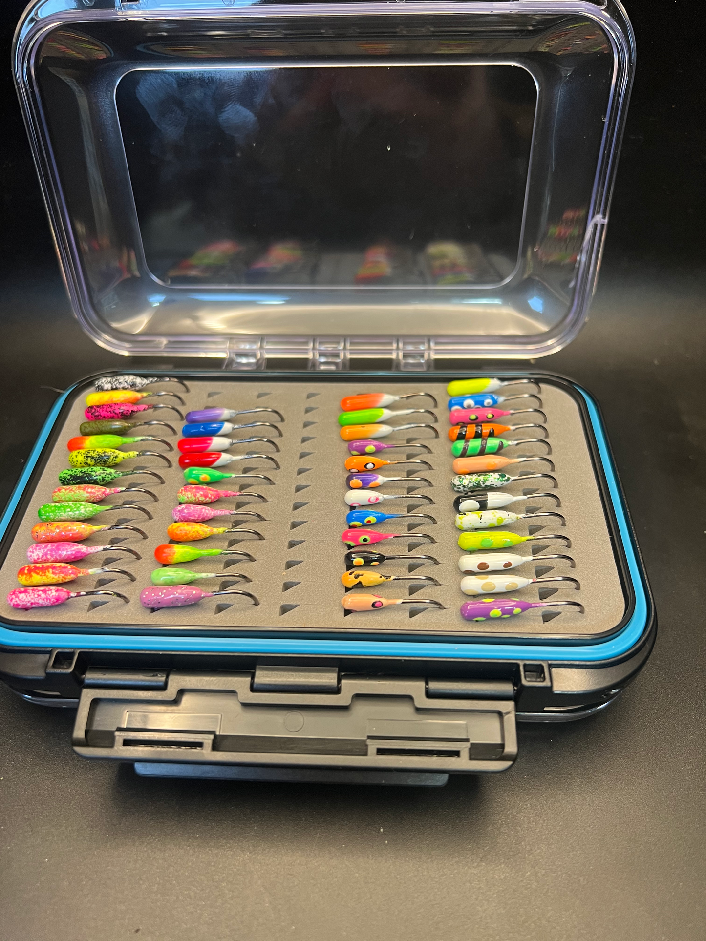 RMA Steelhead Tube Jig Box Double Sided Jig Box 3x  strong Voodoo hooks