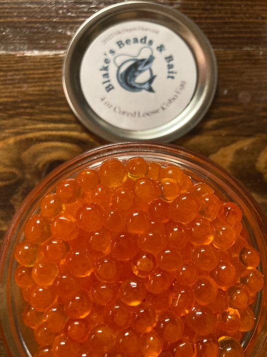 4 oz Jar Loose Cured Coho Egg - 2025 Michigan Harvest