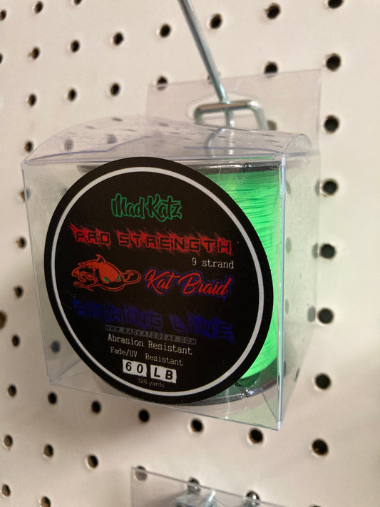 Madkatz 60lb braid Neon