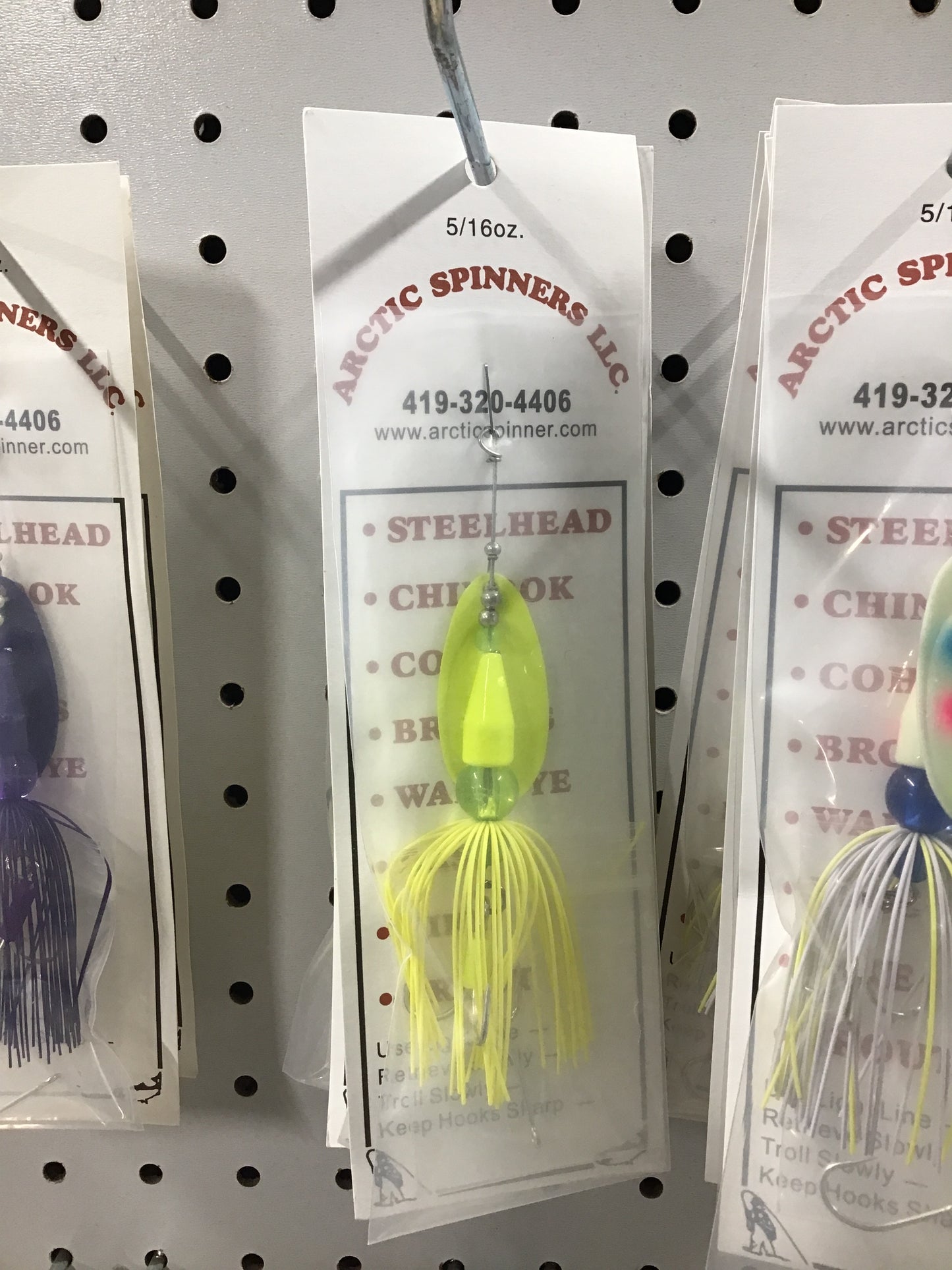 Arctic spinners-yellow