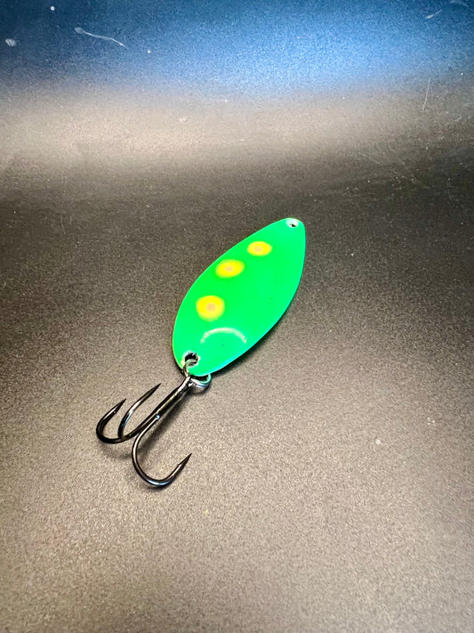 Biohazard Super Glow 1/2 oz Little Cletus Casting Spoon
