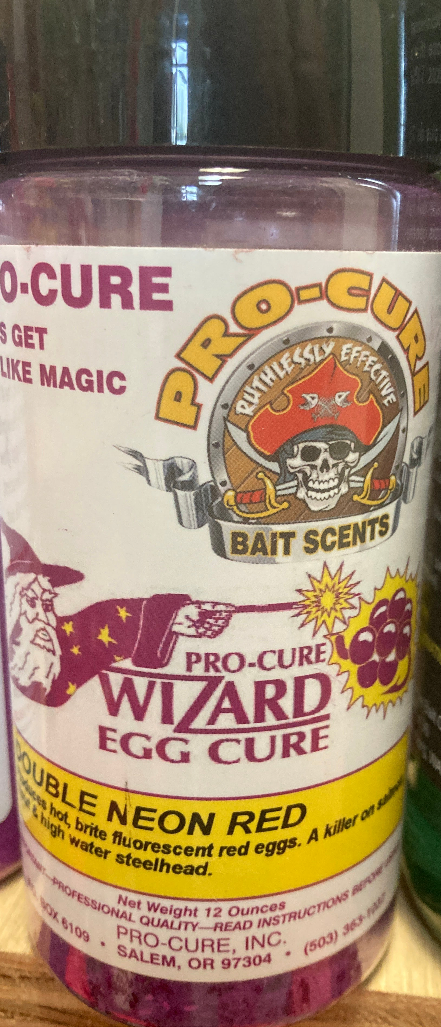 Wizard, egg care, double neon red