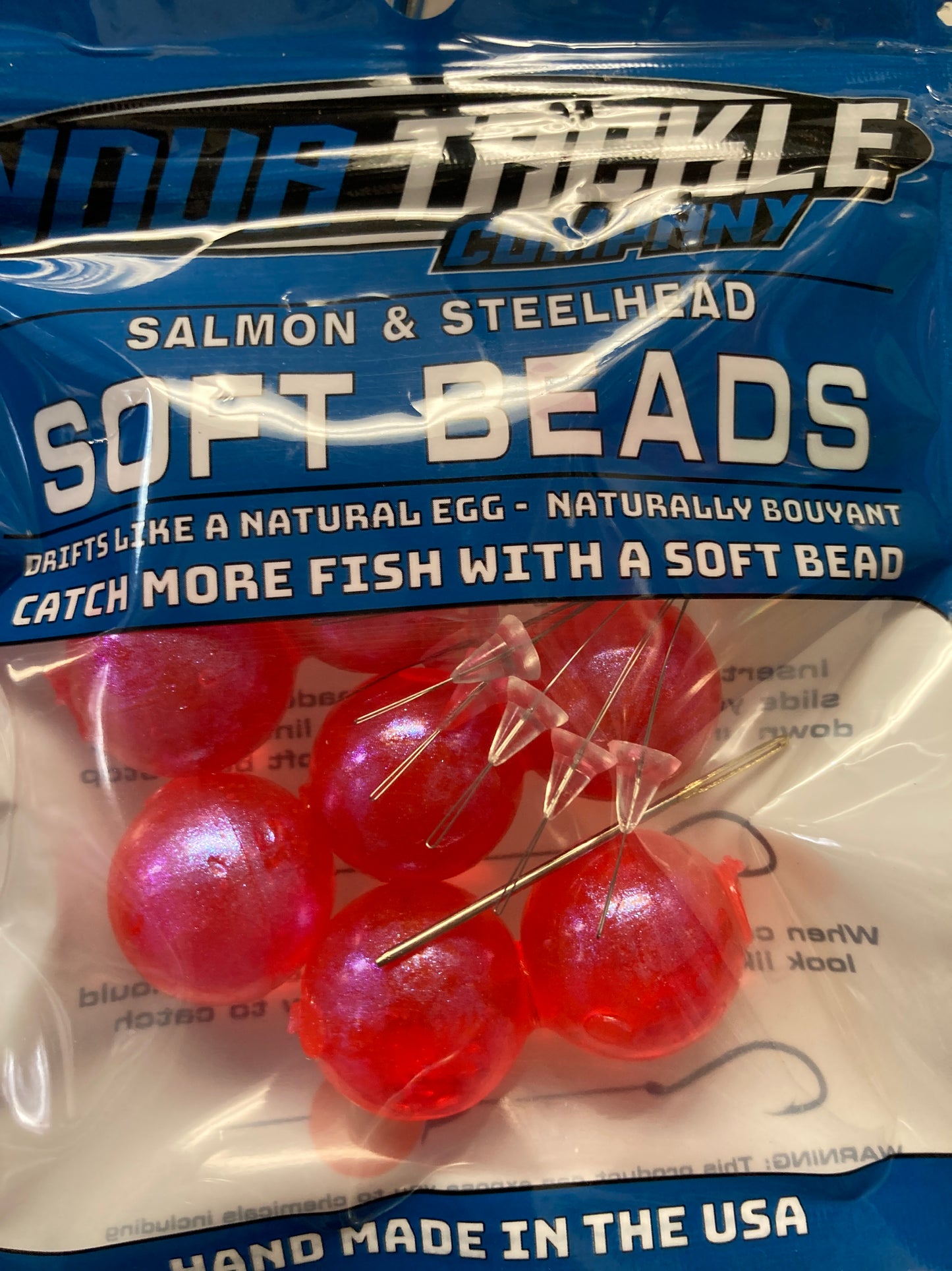 Red Flo Nova soft Bead