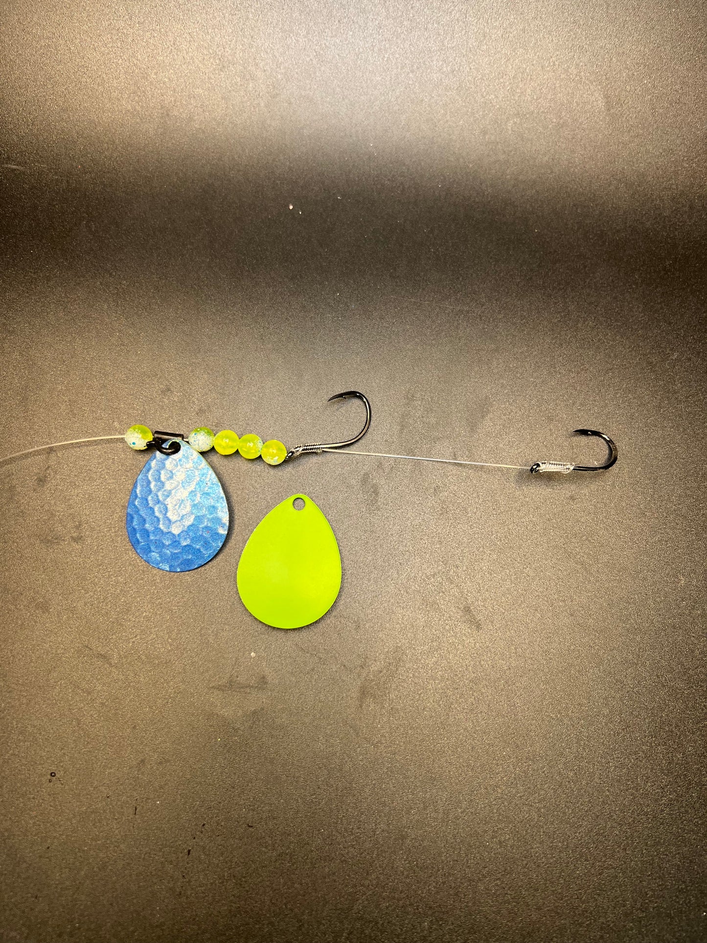 Blue Slime Crawler Harness With Removable #4 blade & Owner  Size 1 Hooks