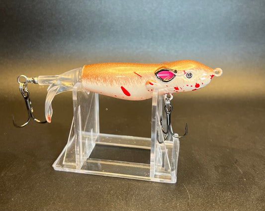 Splat Rat Flopper Plopper 90mm with 3x Strong Hooks