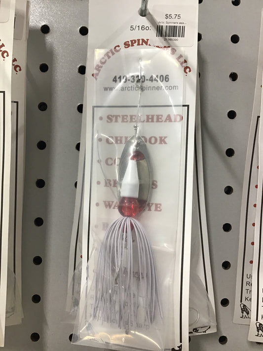 Arctic spinners-white(silver blade)