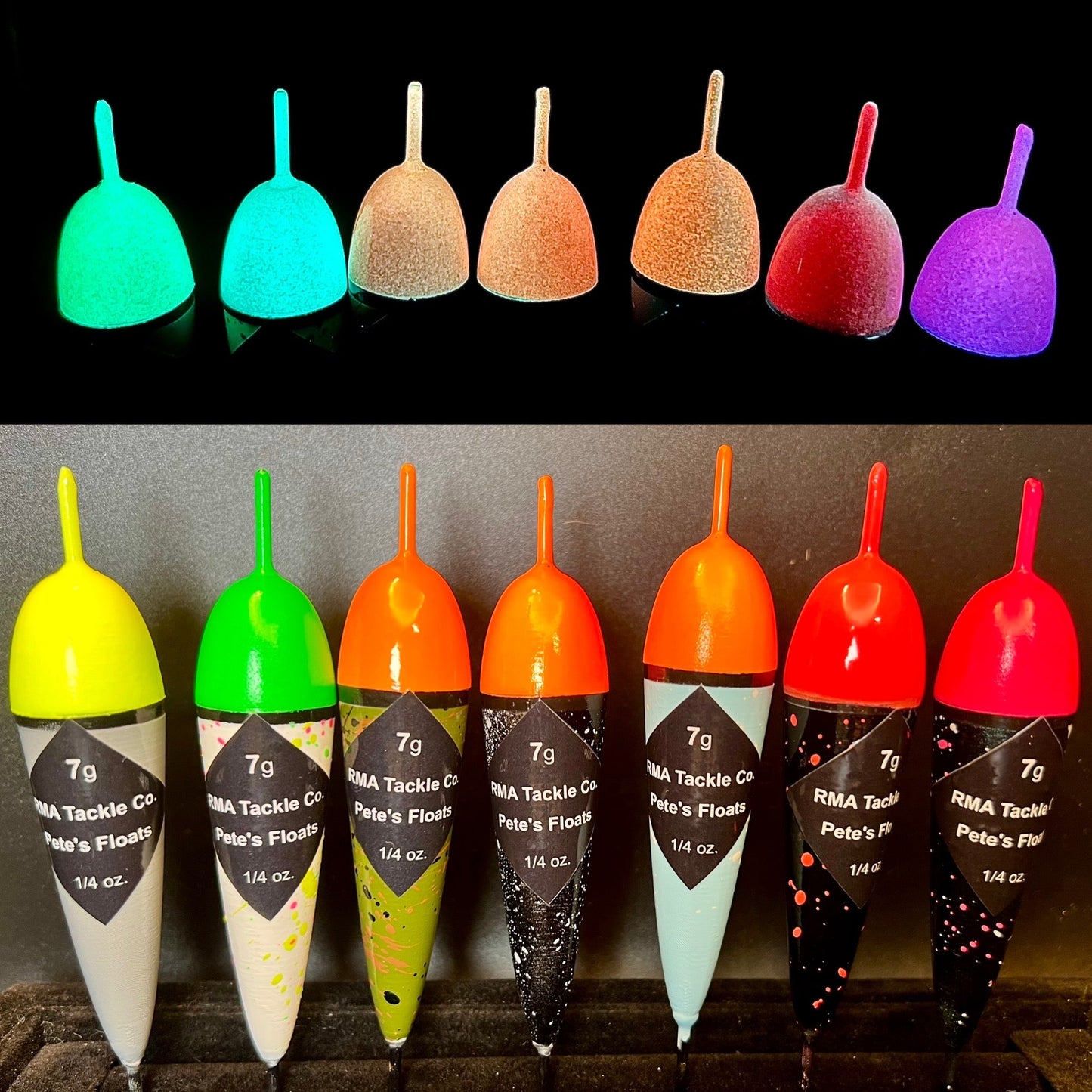 Glow in The Dark Fixed Floats With Condition Specific bottoms