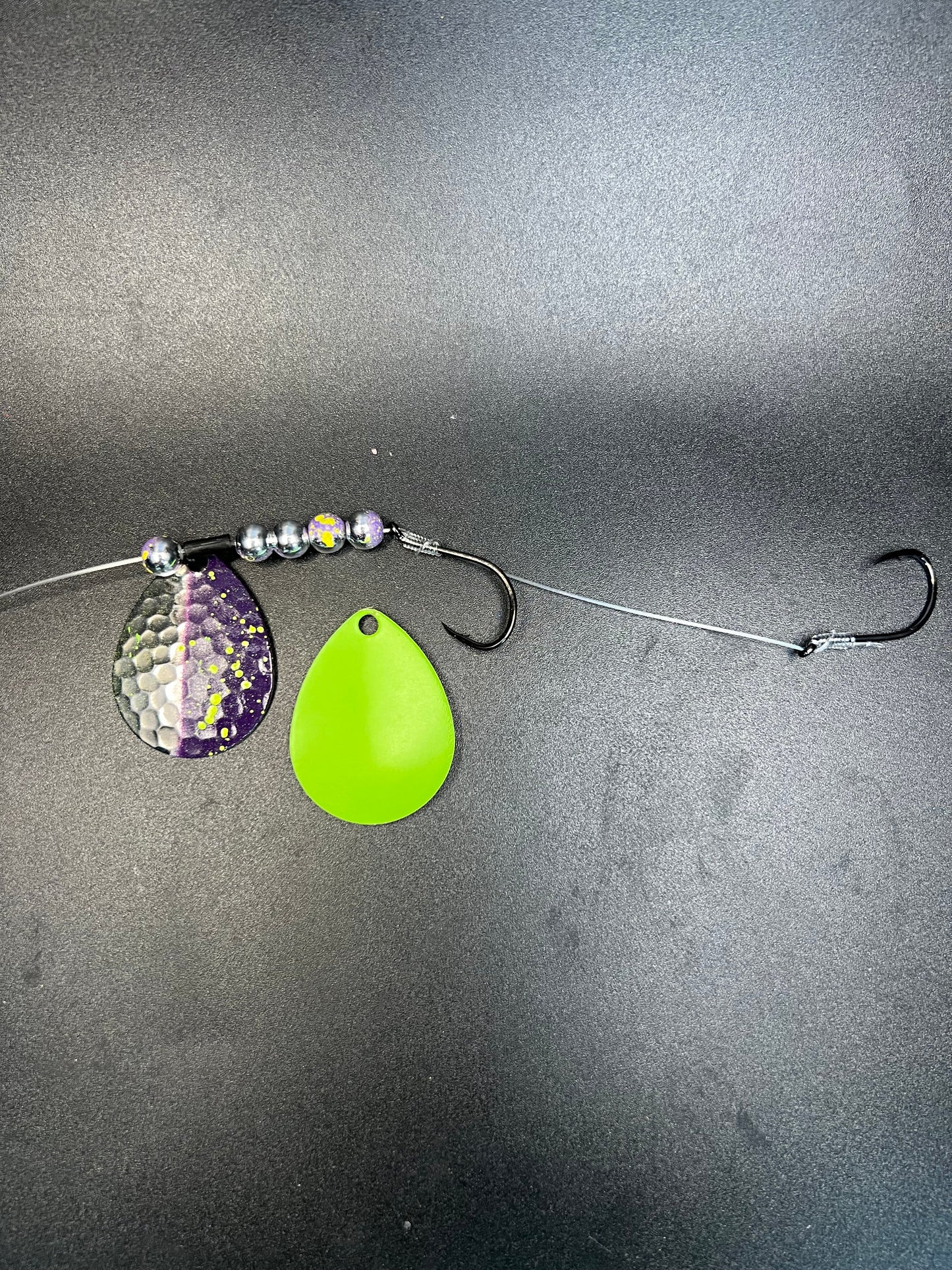 Walter’s Plumb Crawler Harness With Removable #4 blade & Owner  Size 1 Hooks