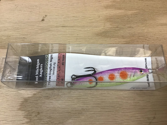 three dogfish night Vertical jig spoon 2 oz