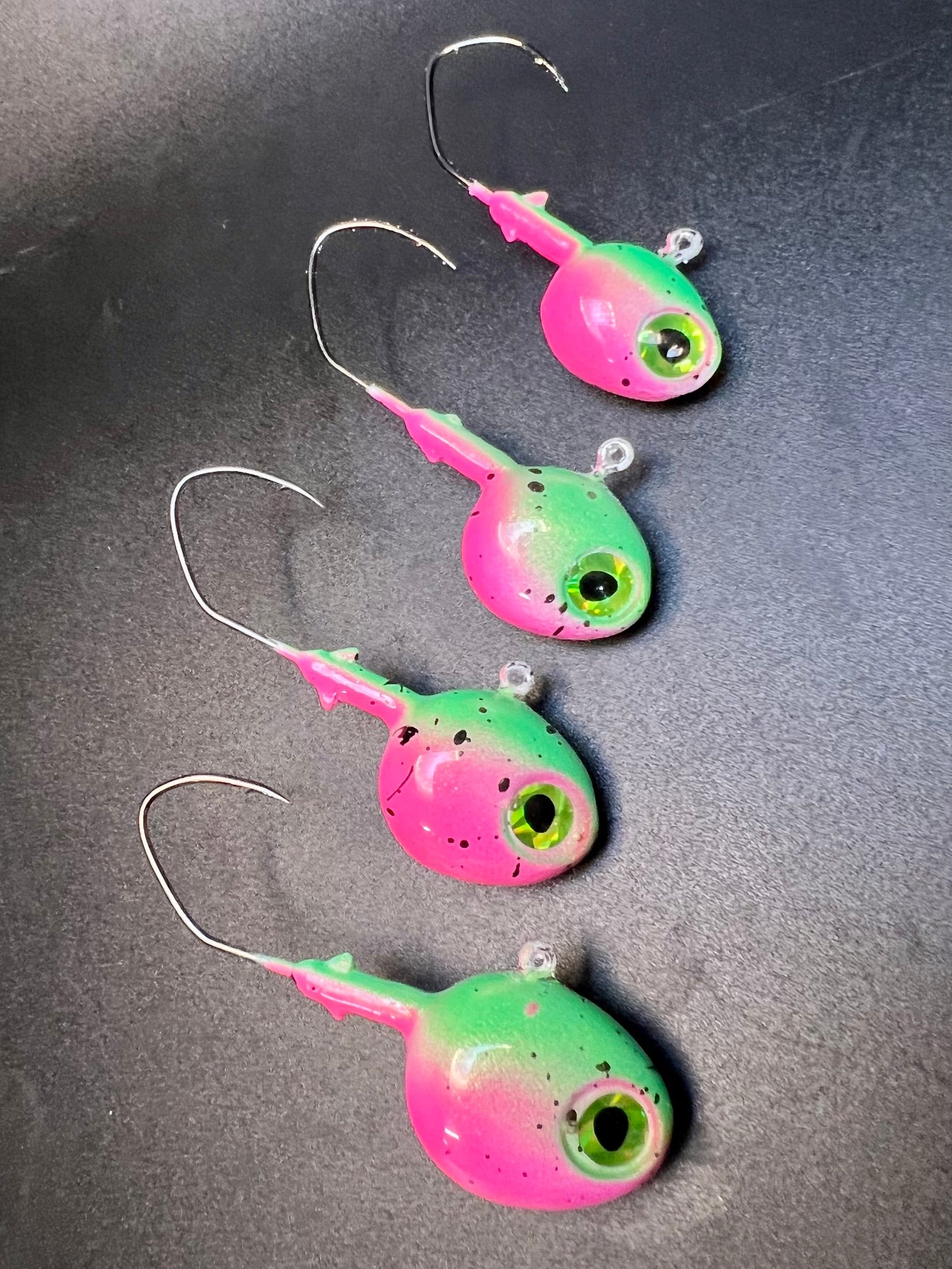 Troutermellon UV Glow Walleye Jig 2 Pack