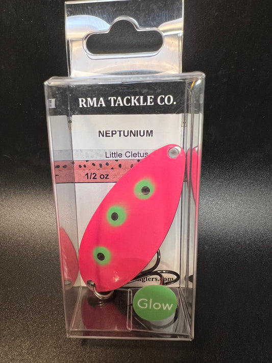 Neptunium Super Glow Little Cletus Casting Spoon