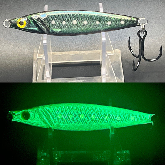 Sturgeon Simpson UV Double Glow 2 oz Jigging Spoon