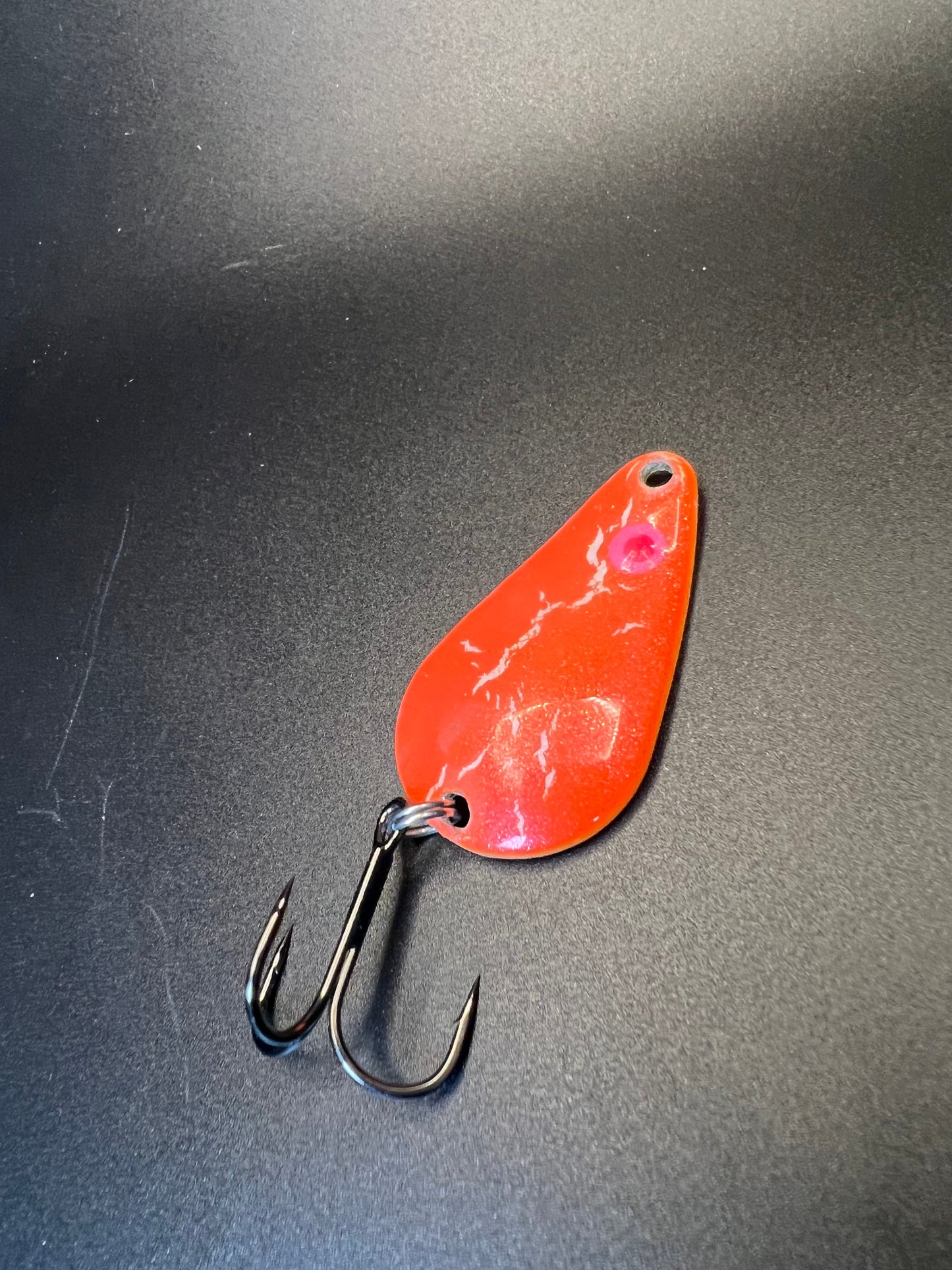 White Crack Super Glow TJ Bobbler Casting Spoon