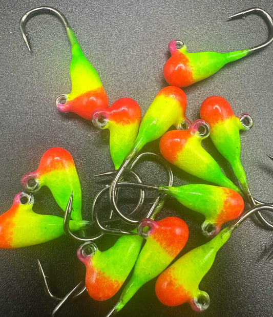 Fire Lion 1/32 oz Steelhead Tube Jig #6 3X Strong Voodoo Hook 2 Pack