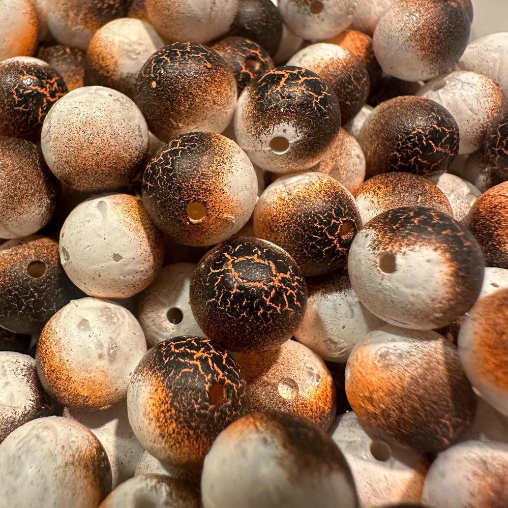 Toasted Marshmallow UV Glow Plastic Fishing Bead Steelhead & Salmon