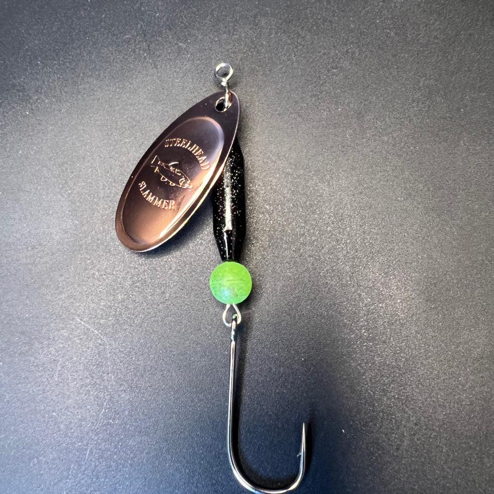 Copper Blade Chartnasty Galaxy Black1/3 oz In-line Spinner #4 Blade