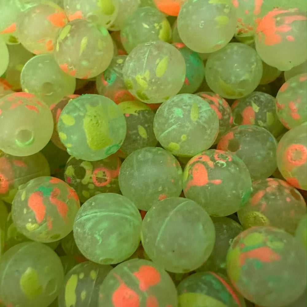 Charty Monster UV Glow Plastic Fishing Bead Steelhead & Salmon