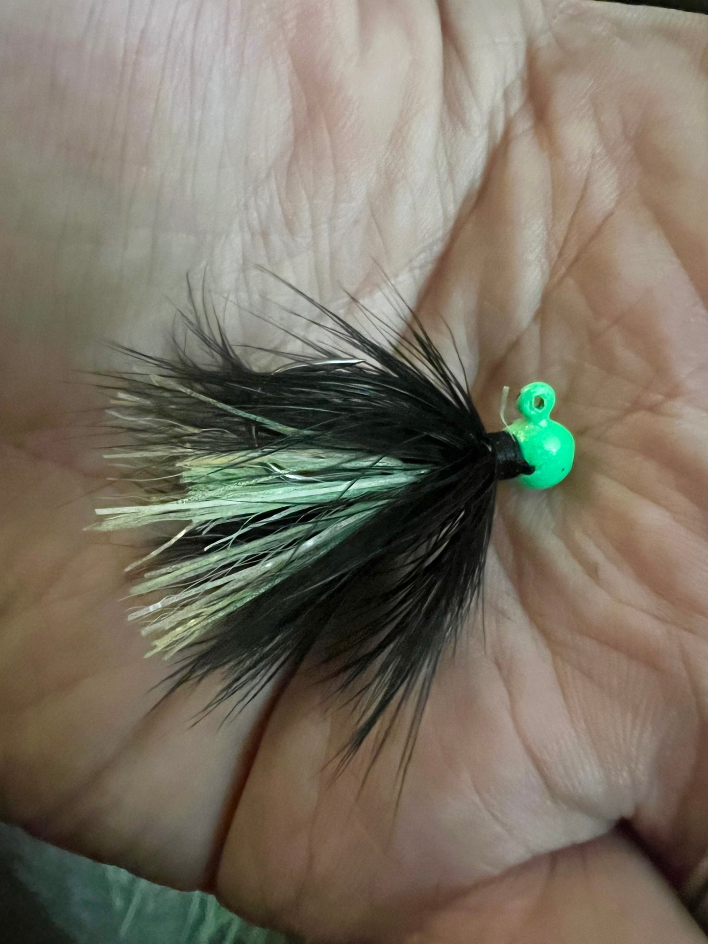Ecto Cooler 1/32 oz  Glow In The Dark UV Steelhead Hair Jig  #4  3x Strong Hook