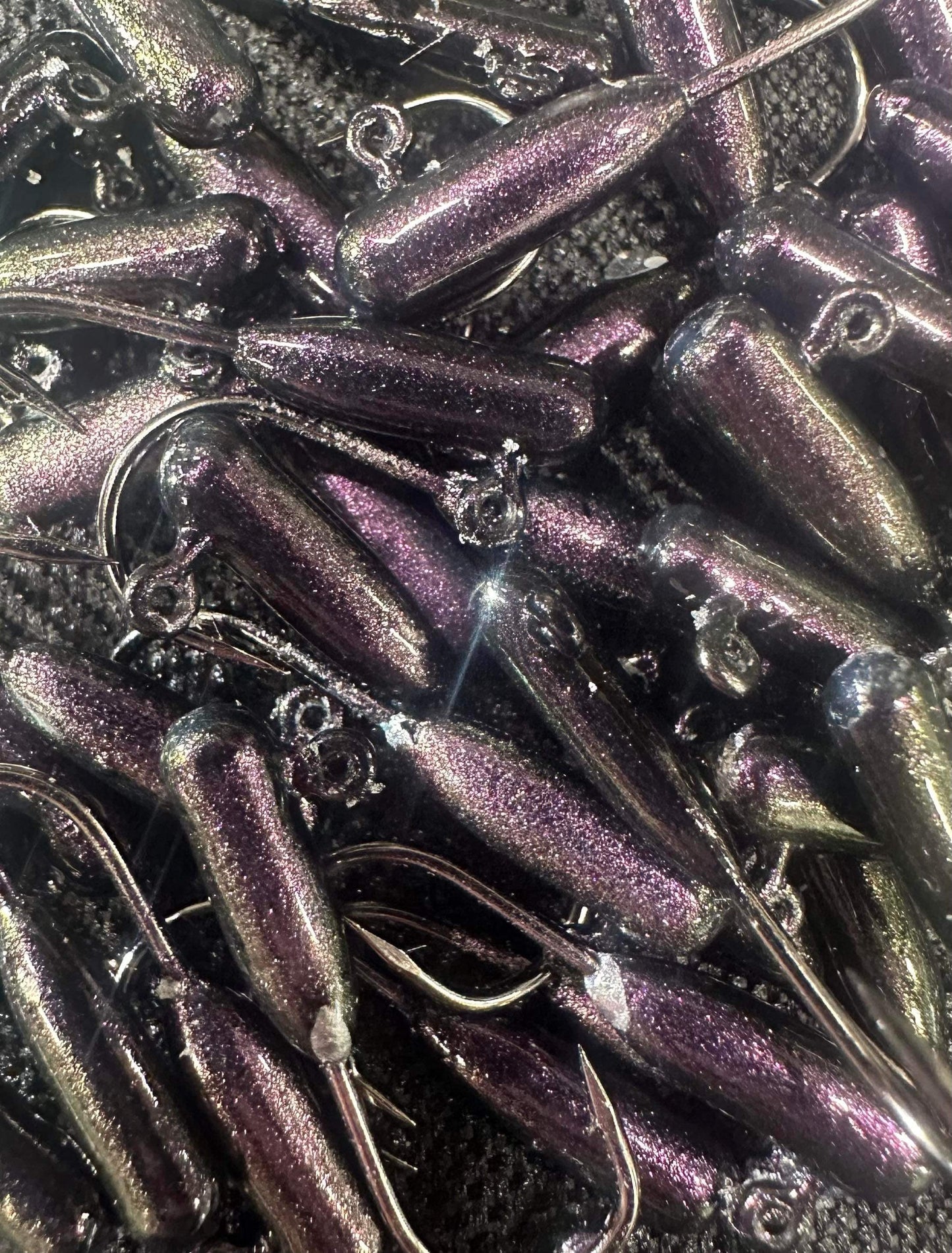 Purple Haze 1/16oz Steelhead Tube Jig #4 3X Strong Voodoo Hook 2 Pack