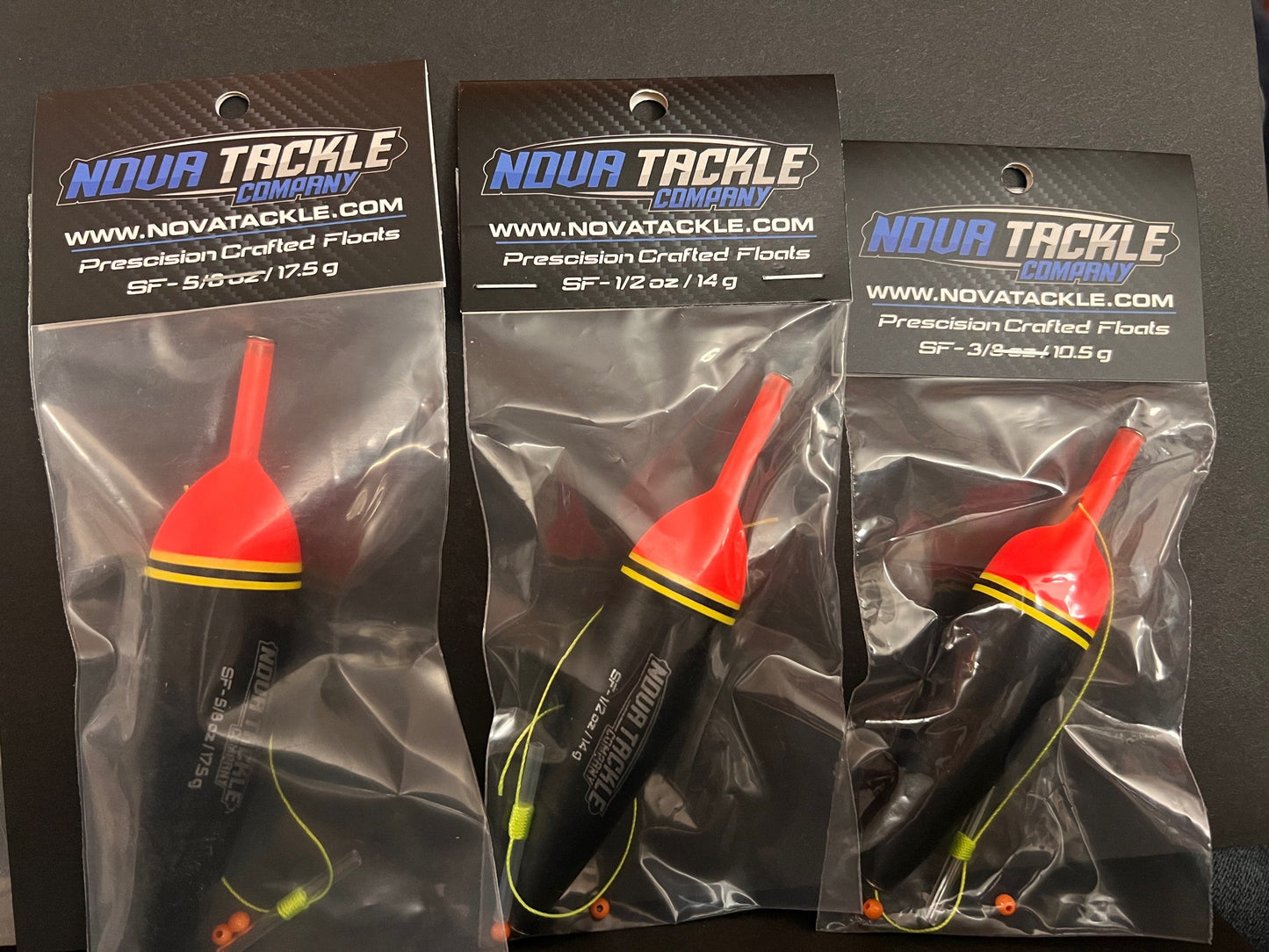 Nova Tackle Co. Slip Floats 1 Pack Pink Top 7g 10.5g 14g