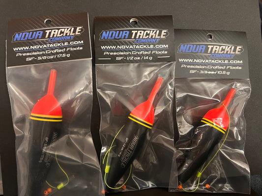 Nova Tackle Co. Slip Floats 1 Pack Pink Top 7g 10.5g 14g