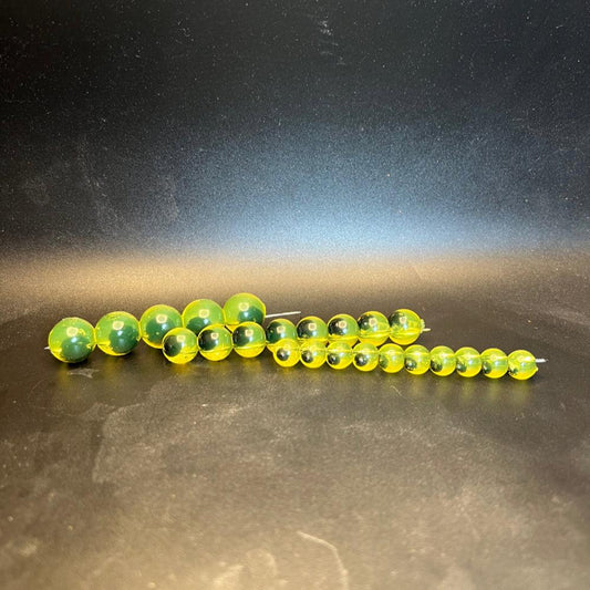 Black Hole Embryo Soft plastic Beads For Salmon & Steelhead Fishing