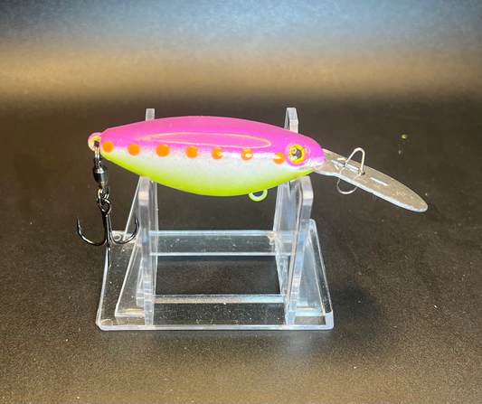Sunrise Surprise  UV Not A Tot Rattling Trolling Plug 3x strong hook