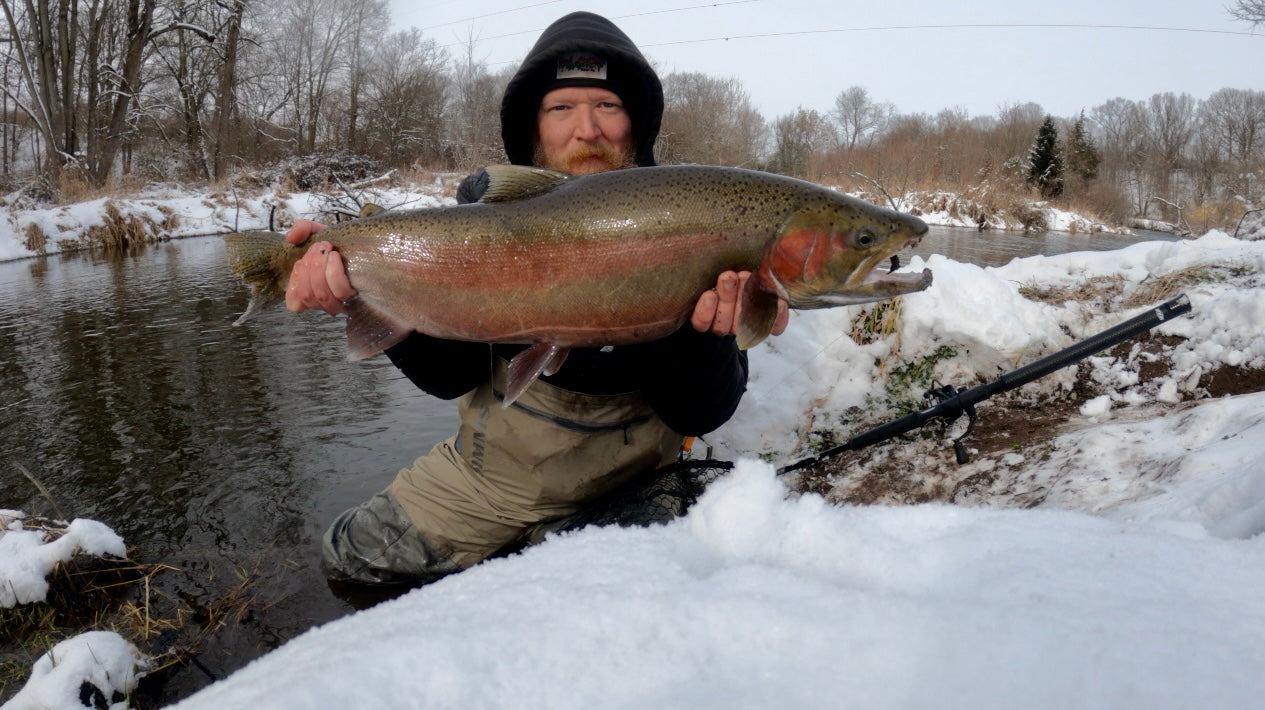 Olive Burger  1/32 oz Maribou Steelhead Jig  #4 Hook
