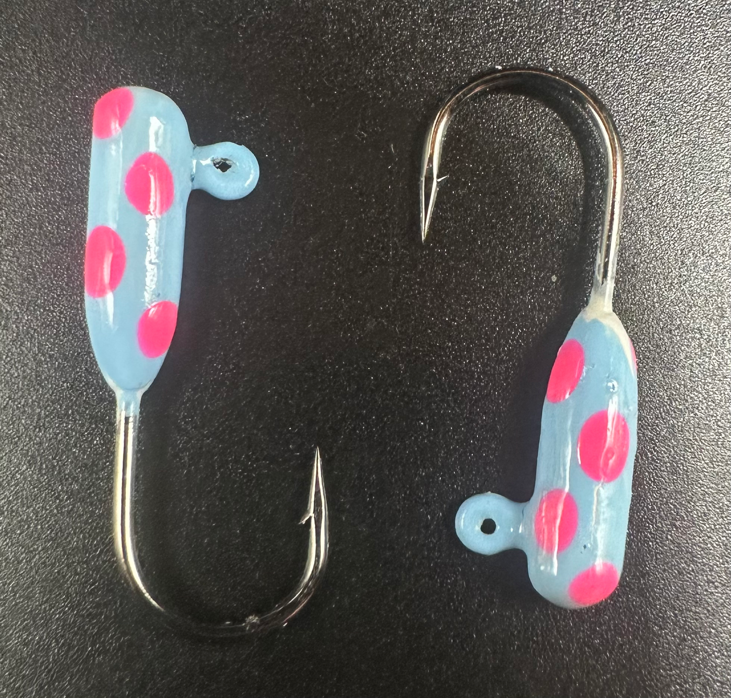 Cotton Candy Blue 1/16 oz Tube Jig 3x Strong #4 Voodoo Hook for Steelhead 2 Pack