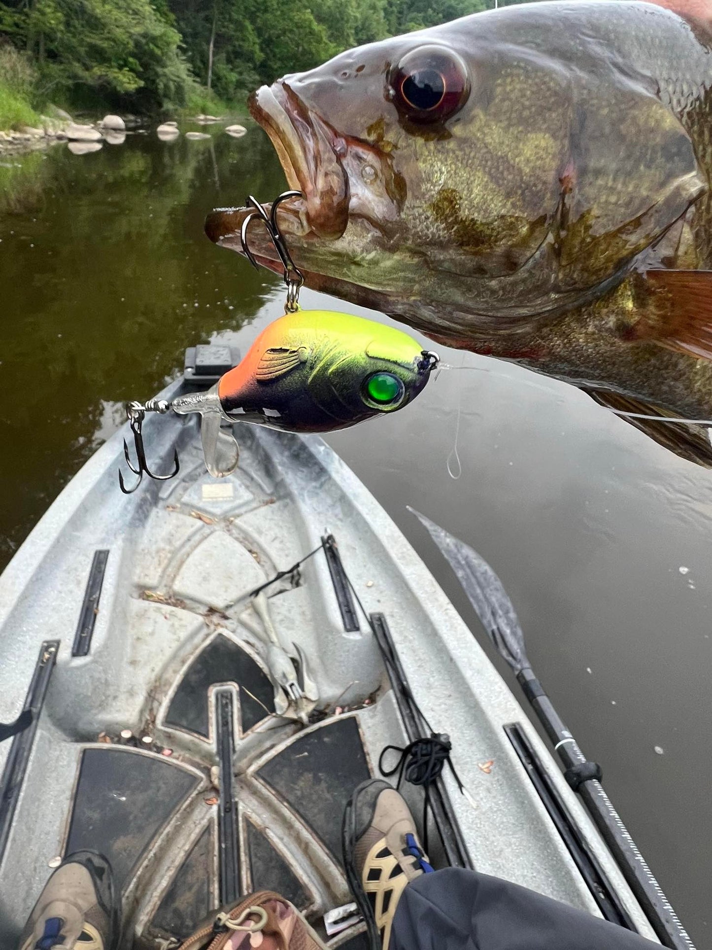 Plopkinseed Flopper Plopper 75mm with 3x Strong Hooks