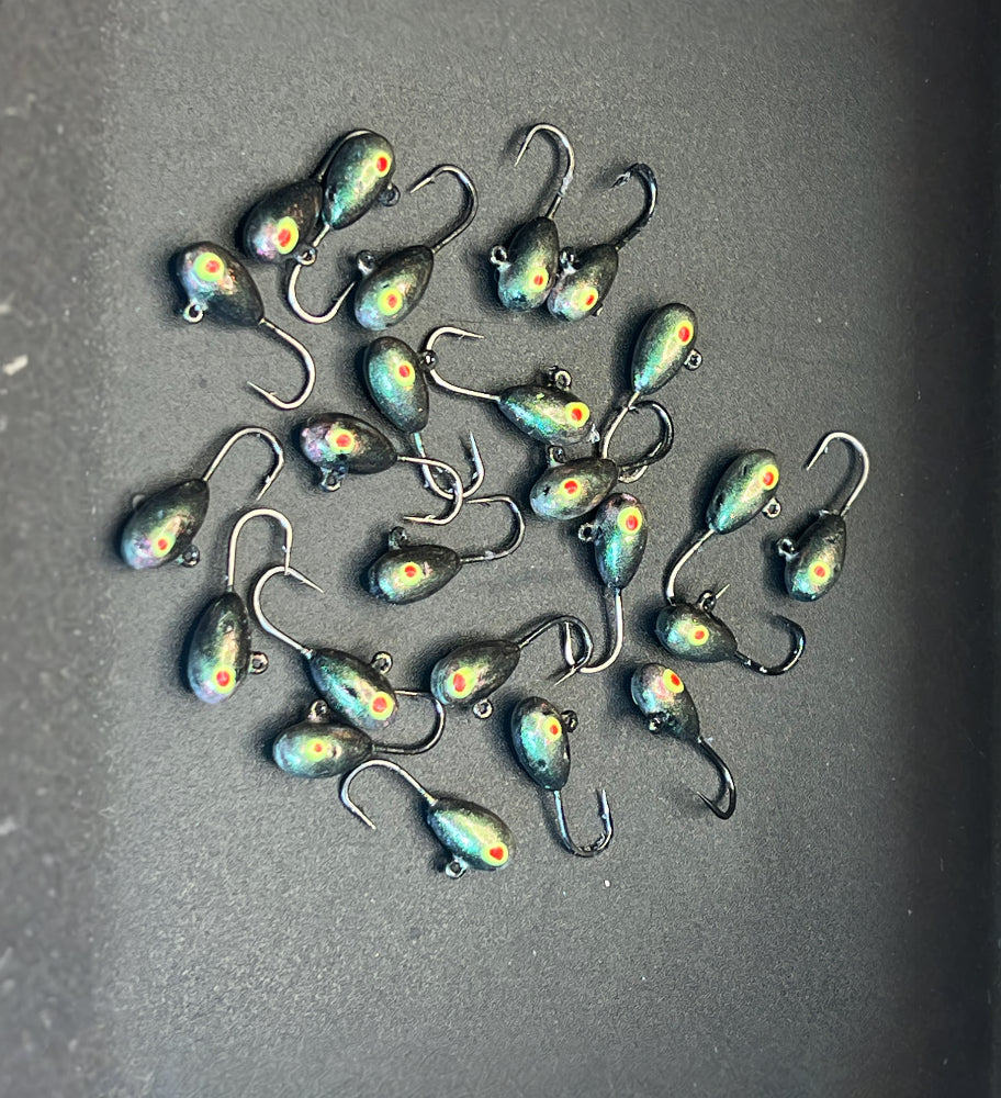Egg Man UV 1/16 Steelhead / Ice Jig #10 3x  strong Voodoo hook
